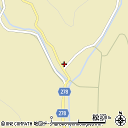 秋田県湯沢市上院内大沢前48周辺の地図