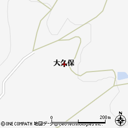 岩手県一関市大東町猿沢大久保周辺の地図