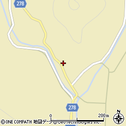 秋田県湯沢市上院内大沢前54周辺の地図