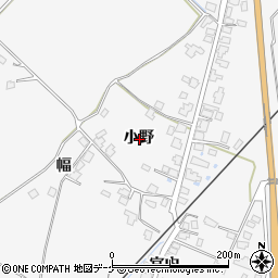 秋田県湯沢市小野小野周辺の地図