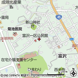 岩手県大船渡市大船渡町富沢35-1周辺の地図