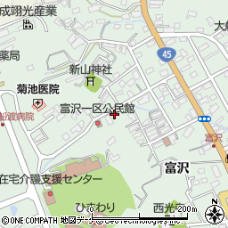 岩手県大船渡市大船渡町富沢35-2周辺の地図