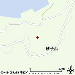 岩手県大船渡市三陸町綾里砂子浜43周辺の地図