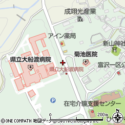 県立病院周辺の地図