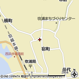 山形県飽海郡遊佐町吹浦宿町32周辺の地図