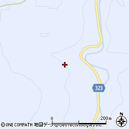 秋田県湯沢市皆瀬（痩長根）周辺の地図