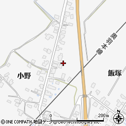 秋田県湯沢市小野周辺の地図