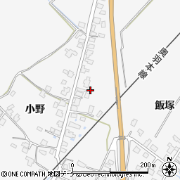秋田県湯沢市小野周辺の地図