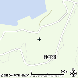 岩手県大船渡市三陸町綾里砂子浜51周辺の地図