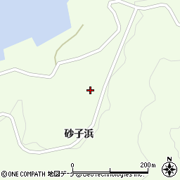 岩手県大船渡市三陸町綾里砂子浜58周辺の地図
