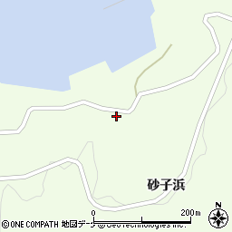 岩手県大船渡市三陸町綾里砂子浜45周辺の地図