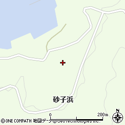 岩手県大船渡市三陸町綾里砂子浜62周辺の地図