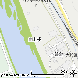 岩手県大船渡市赤崎町（曲土手）周辺の地図