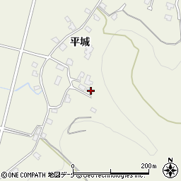 秋田県湯沢市桑崎平城189周辺の地図