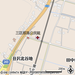 前沢バッティングセンター周辺の地図