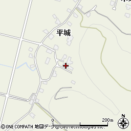 秋田県湯沢市桑崎平城135周辺の地図