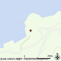 岩手県大船渡市三陸町綾里砂子浜77周辺の地図
