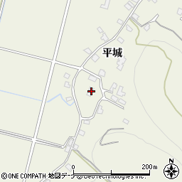 秋田県湯沢市桑崎平城181周辺の地図