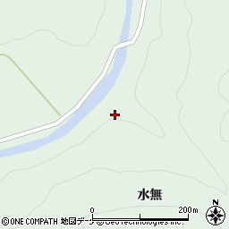 秋田県由利本荘市鳥海町上笹子（水無）周辺の地図