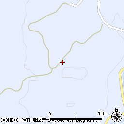 秋田県湯沢市皆瀬（下湯ノ沢）周辺の地図