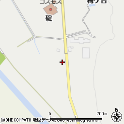 秋田県湯沢市相川梅ケ台周辺の地図
