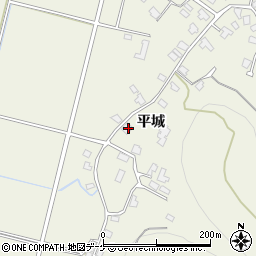 秋田県湯沢市桑崎平城197周辺の地図