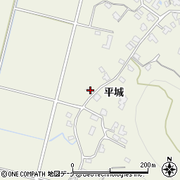秋田県湯沢市桑崎平城195周辺の地図