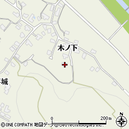 秋田県湯沢市桑崎木ノ下105周辺の地図