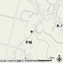 秋田県湯沢市桑崎平城124周辺の地図