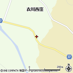 岩手県奥州市衣川西窪312周辺の地図