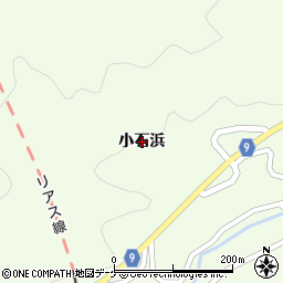 岩手県大船渡市三陸町綾里（小石浜）周辺の地図