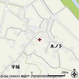 秋田県湯沢市桑崎平城218周辺の地図