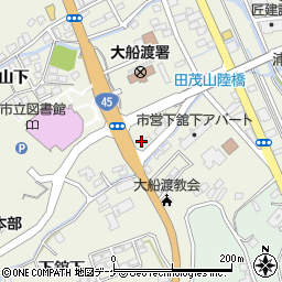 ラーメン屋壱番亭 大船渡店周辺の地図