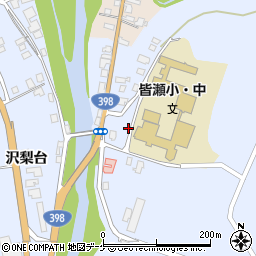 秋田県湯沢市皆瀬下菅生周辺の地図