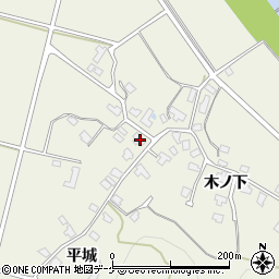 秋田県湯沢市桑崎平城110周辺の地図