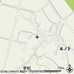 秋田県湯沢市桑崎平城107周辺の地図
