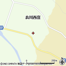 岩手県奥州市衣川西窪303周辺の地図