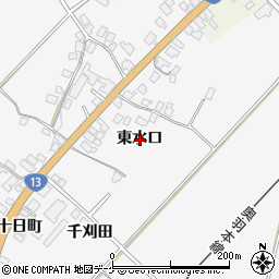 秋田県湯沢市小野東水口周辺の地図