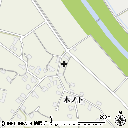 秋田県湯沢市桑崎木ノ下78周辺の地図
