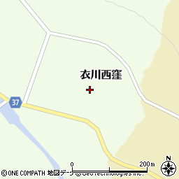 岩手県奥州市衣川西窪302周辺の地図