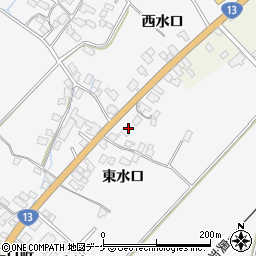 羽後小野簡易郵便局周辺の地図