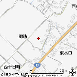 秋田県湯沢市小野諏訪周辺の地図