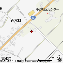 秋田県湯沢市小野油屋敷周辺の地図