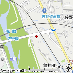 龍北運輸株式会社　大船渡営業所周辺の地図