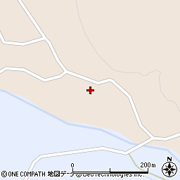 秋田県湯沢市稲庭町二階周辺の地図