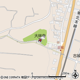 岩手県奥州市前沢古城寺ノ上周辺の地図