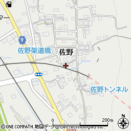 岩手県大船渡市赤崎町佐野周辺の地図