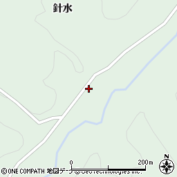 秋田県由利本荘市鳥海町上笹子針水7周辺の地図