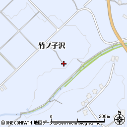秋田県湯沢市皆瀬竹ノ子沢51周辺の地図