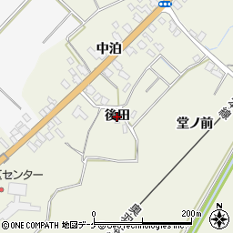 秋田県湯沢市桑崎（後田）周辺の地図